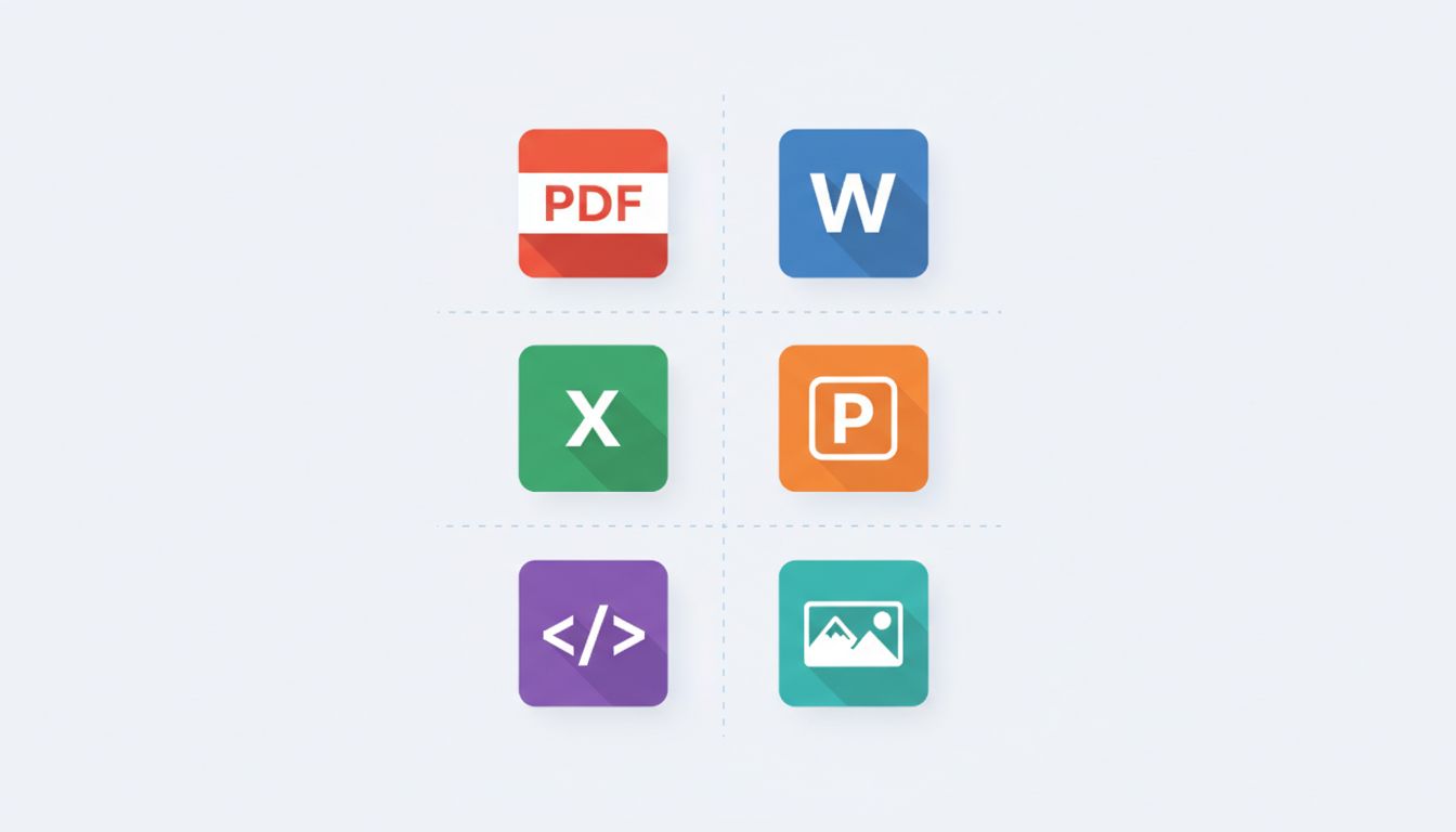 Supported file formats